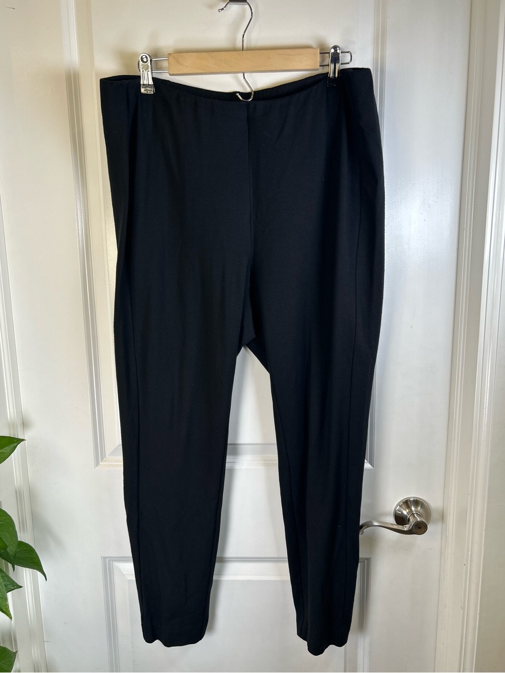 J. Jill Black Ponte Leggings Size 2X - Picture 2 of 10